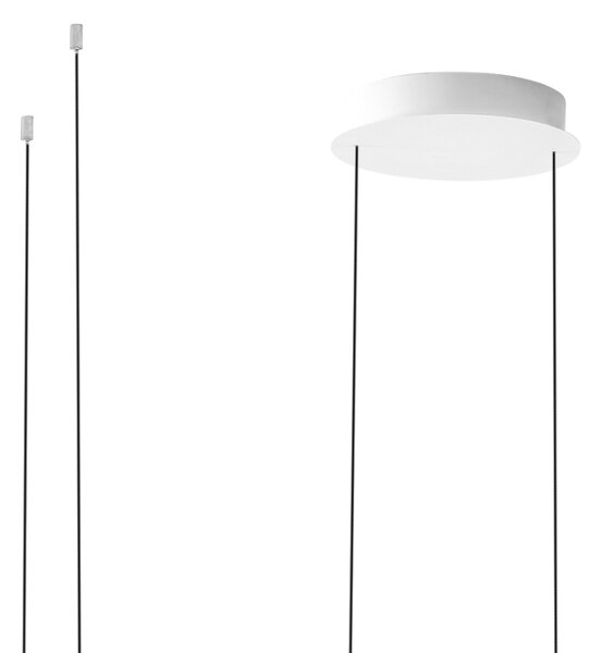 Lampadario led gea luce criseide s2d b 3200lm alluminio sospensione moderna - Gea Luce