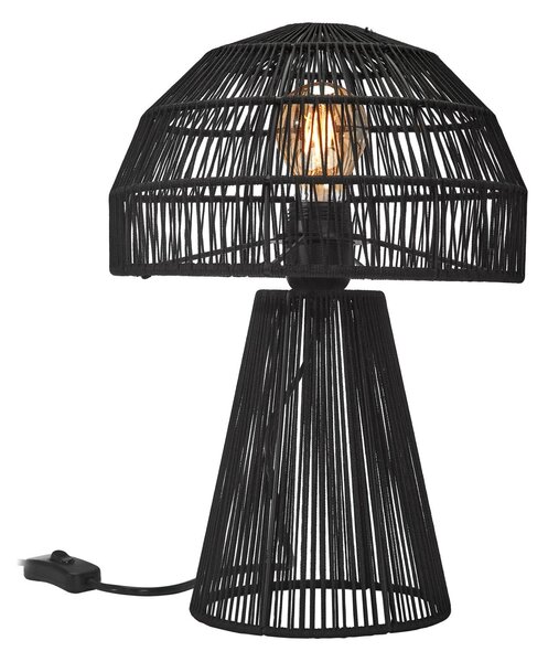 PR Home Porcini lampada da tavolo alta 37 cm nero