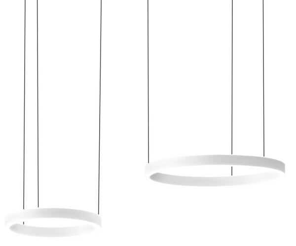 Lampadario led gea luce criseide s2d b 3200lm alluminio sospensione moderna - Gea Luce