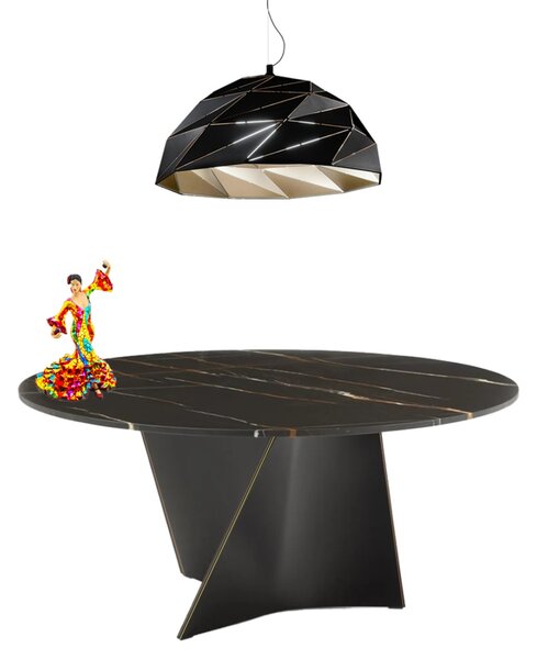 Lampadario moderno perenz tilt 6624 nor e27 led sospensione cupola metallo - Perenz