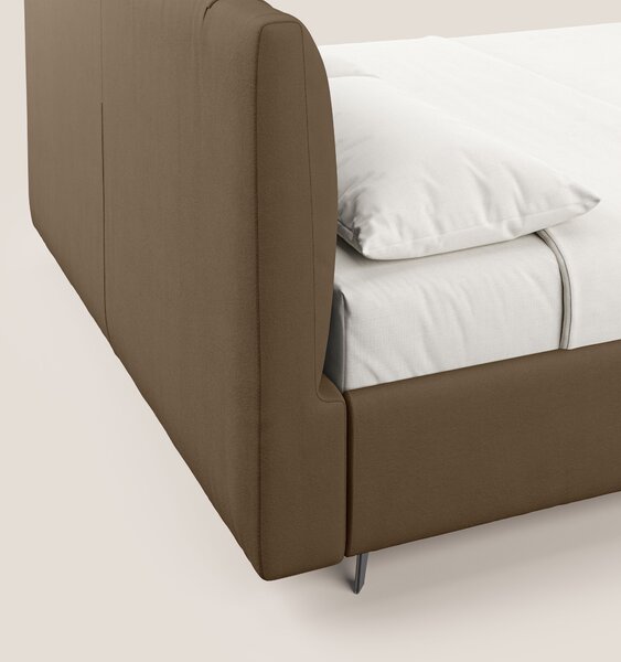 Bogart letto imbottito contenitore completamente sfoderabile in microf