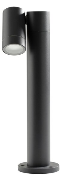 Lampioncino esterno gea led ges1120 45h gu10 led antracite lampada terra spot orientabile moderna alluminio - Gea Led
