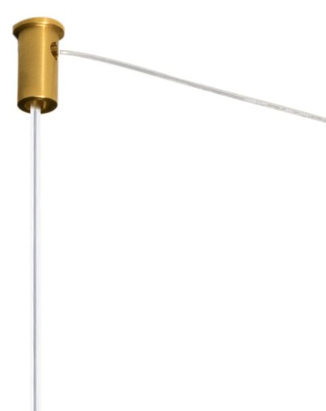 Lampadario classico top light kona 1177 os s3 s tr e27 led vetro trasparente lampada soffitto - Top Light