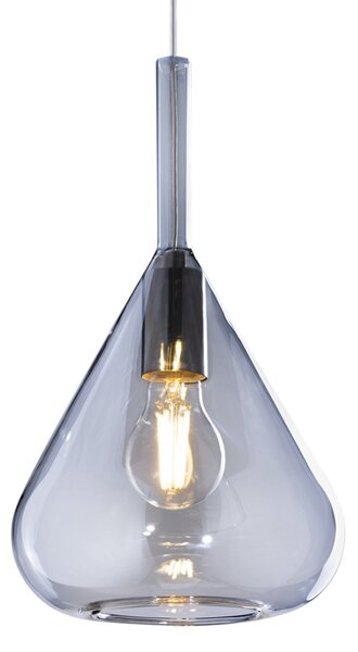 Lampadario top light kona 1177 cr s5 r mc e27 led lampada soffitto moderna - Top Light