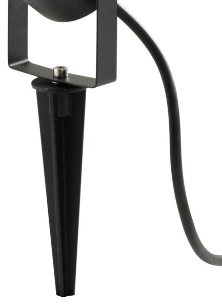 Spot picchetto alluminio gea led ges1140 ip65 gu10 led proiettore terra orientabile esterno - Gea Led