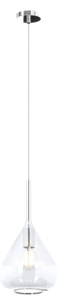 Lampadario top light kona 1177 cr s1 tr e27 led lampada soffitto moderna - Top Light