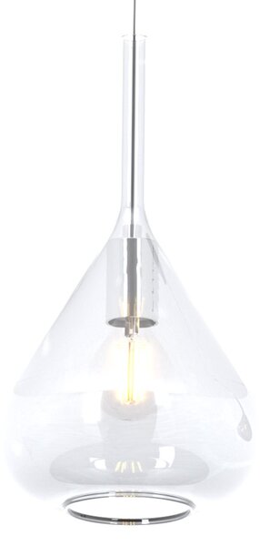 Lampadario top light kona 1177 cr s2 s tr e27 led lampada soffitto moderna - Top Light