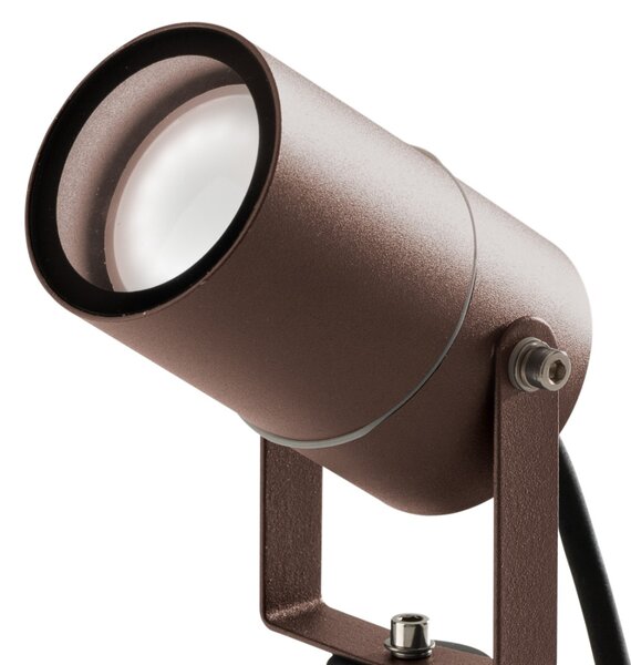 Spot picchetto alluminio gea led ges1131 ip65 gu10 led proiettore terra orientabile esterno - Gea Led