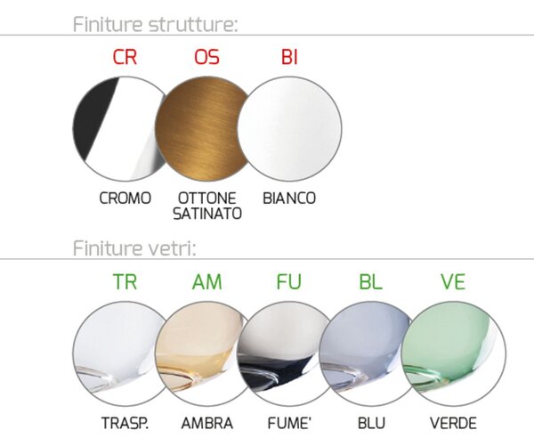 Lampadario top light kona 1177 cr s5 r tr e27 led lampada soffitto moderna - Top Light