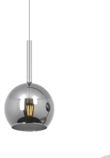 Lampadario moderno top light future 1155 bi s3 smix tc e27 led vetro pirex soffiato lampada soffitto - Top Light