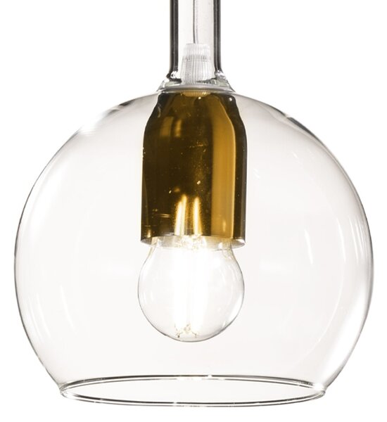 Lampadario classico top light future 1155 os s3 rp ta e27 led vetro pirex soffiato lampada soffitto - Top Light