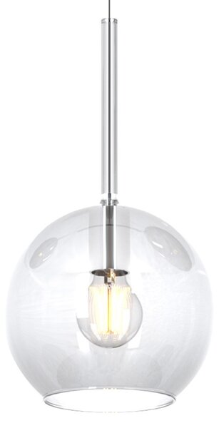 Lampadario moderno top light future 1155 bi s2 smix tr e27 led vetro pirex soffiato lampada soffitto - Top Light