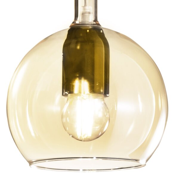 Lampadario classico top light future 1155 os s3 rp ta e27 led vetro pirex soffiato lampada soffitto - Top Light