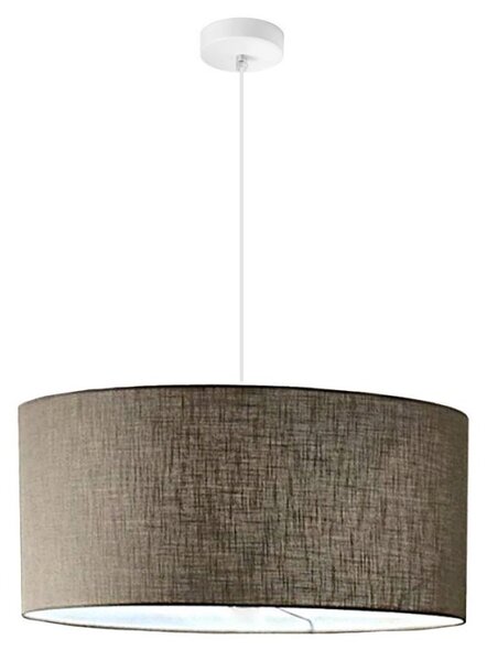 Lampadario illuminando cilindro sp 43 e27 led metallo tessuto sospensione classica moderna - Illuminando