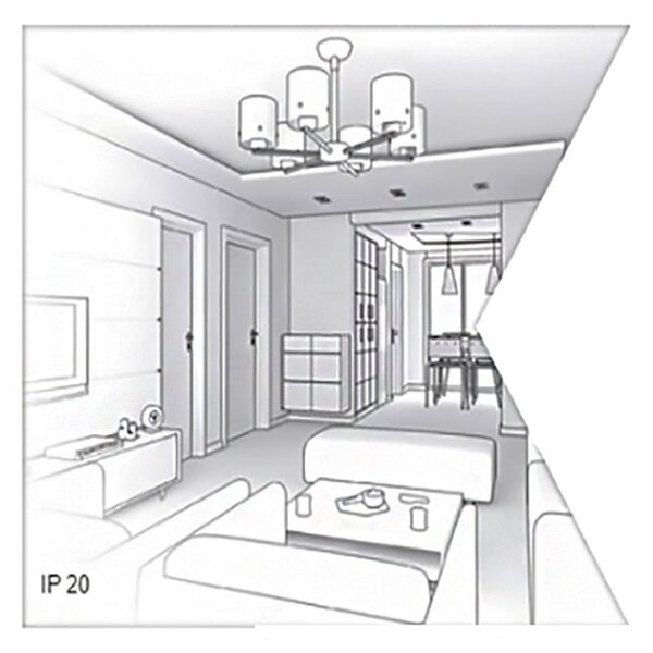 Lampadario moderno illuminando pallina sp to 5 nr g9 led metallo vetro sfera sospensione - Illuminando