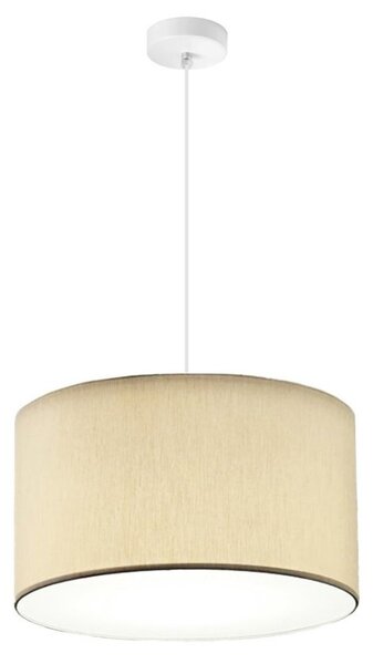 Lampadario illuminando cilindro sp 43 e27 led metallo tessuto sospensione classica moderna - Illuminando