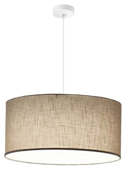 Lampadario illuminando cilindro sp 43 e27 led metallo tessuto sospensione classica moderna - Illuminando