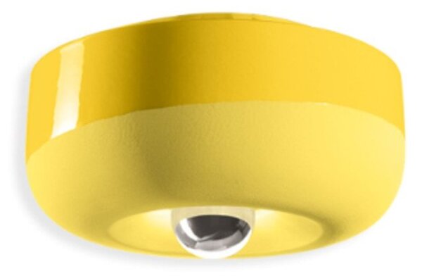 Plafoniera ceramica ferroluce decò bellota c2542 e27 led lampada soffitto parete - Decò