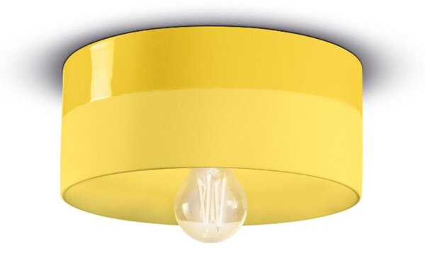 Plafoniera ceramica ferroluce decò pi c1793 e27 led lampada soffitto classica moderna - Decò