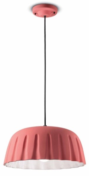 Lampadario ceramica ferroluce decò madame gres c2570 e27 led sospensione classica moderna - Decò