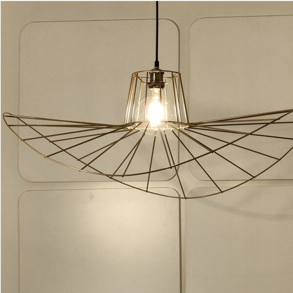 Lampadario classico illuminando sombrero sp e27 led metallo sospensione lampada soffitto - Illuminando