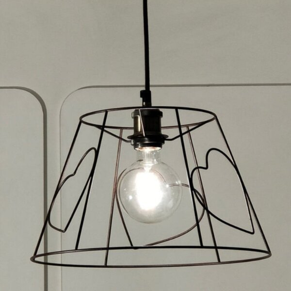 Outlet lampadario moderno illuminando cuori sp 35 nr e27 led metallo - Lampadari Bartalini Outlet