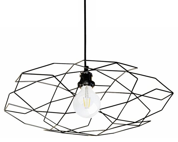 Outlet lampadario moderno illuminando pentagono sp p e27 led metallo - Lampadari Bartalini Outlet