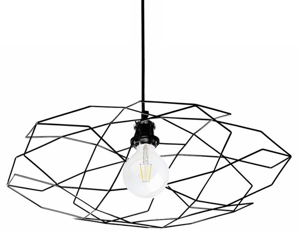 Outlet lampadario moderno illuminando pentagono sp p e27 led metallo - Lampadari Bartalini Outlet