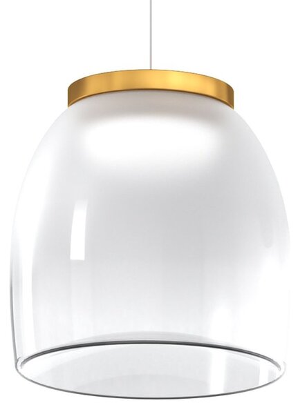Lampadario moderno top light drum 1192 bi s3 rmix oo led 3000°k dimmerabile lampada soffitto modulo led integrato - Top Light