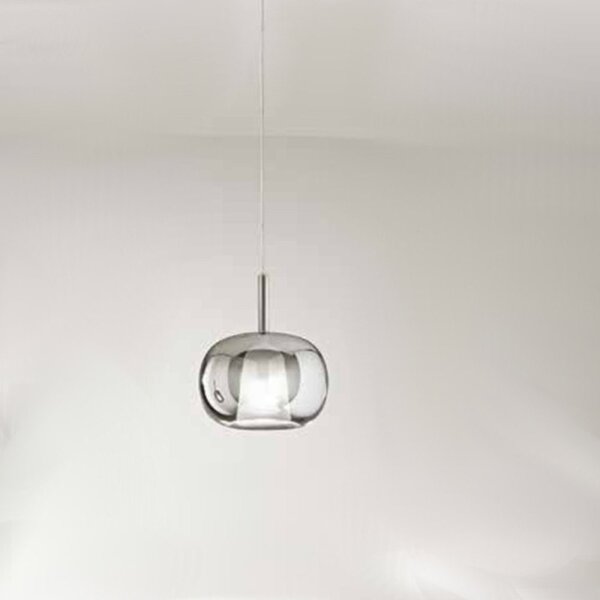 Lampadario moderno perenz illumina rain 8248 sp 6747 cl e27 led vetro sospensione - Perenz