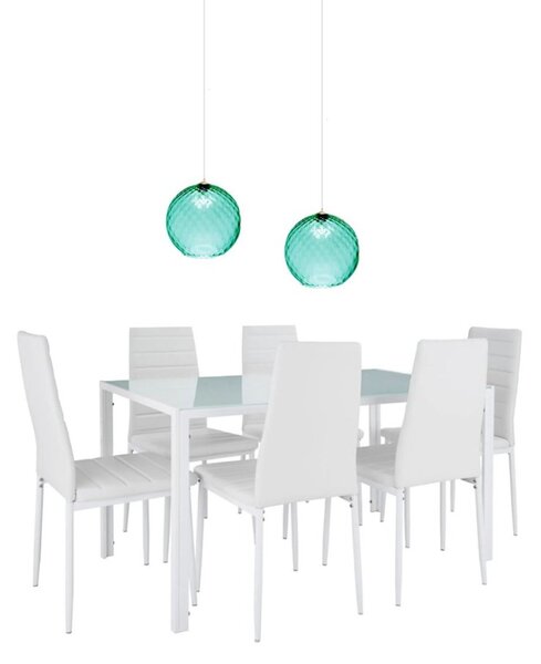 Lampadario vetro verde due p velvet 2720 sg e27 led lampada soffitto sospensione moderna - Due P Illuminazione