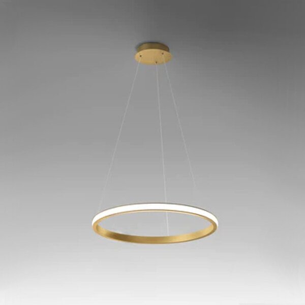Lampadario classico gea luce iole s1 oro 28w led alluminio sospensione - Gea Luce