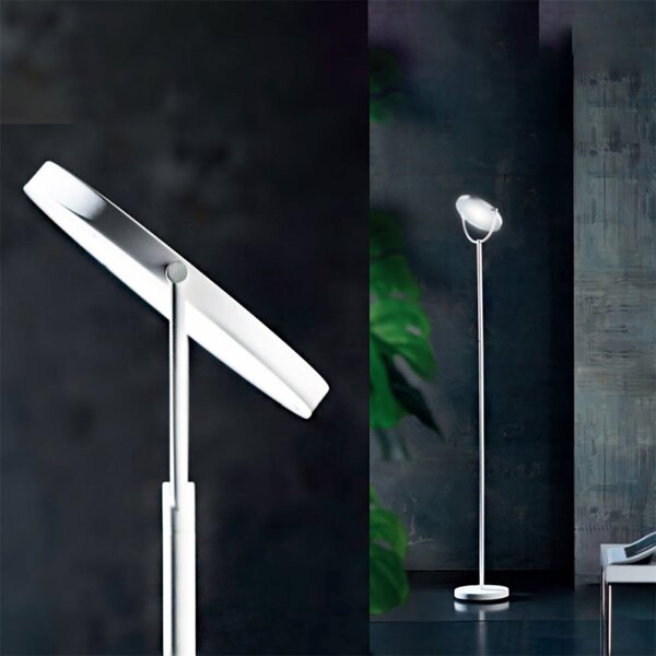 Piantana moderna promoingross way led cct 3000k 2950lm dimmerabile lampada terra orientabile - Promoingross