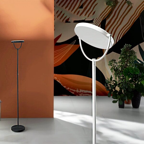 Piantana moderna promoingross way led cct 3000k 2950lm dimmerabile lampada terra orientabile - Promoingross