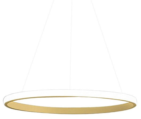 Lampadario classico gea luce iole s1 oro 28w led alluminio sospensione - Gea Luce