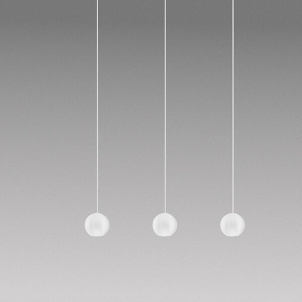 Lampadario moderno gea luce guya s3 b led alluminio sospensione - Gea Luce