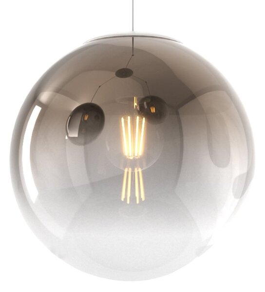 Lampadario moderno top light big eclipse 1194 bi s5 tmix e27 led vetro lampada soffitto sfera globo - Top Light