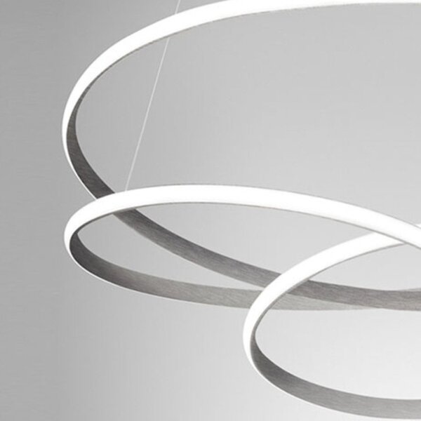 Lampadario moderno gea luce diva sp t led alluminio sospensione - Gea Luce