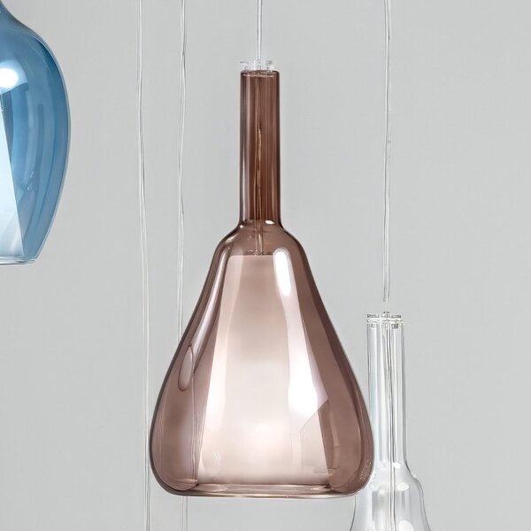 Lampadario moderno gea luce ofelia mini g9 s6 led metallo vetro multicolor lampada soffitto - Gea Luce