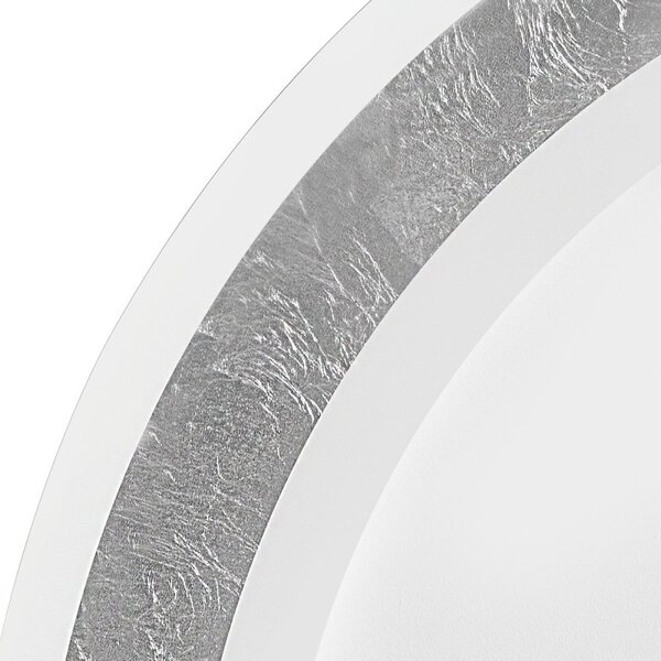 Plafoniera led promoingross loop t50 led cct 3450lm lampada soffitto parete classica decoro foglia - Promoingross