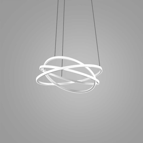Lampadario moderno gea luce atia sp b led alluminio silicone sospensione - Gea Luce