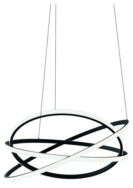 Lampadario moderno gea luce atia sp n led alluminio silicone sospensione - Gea Luce