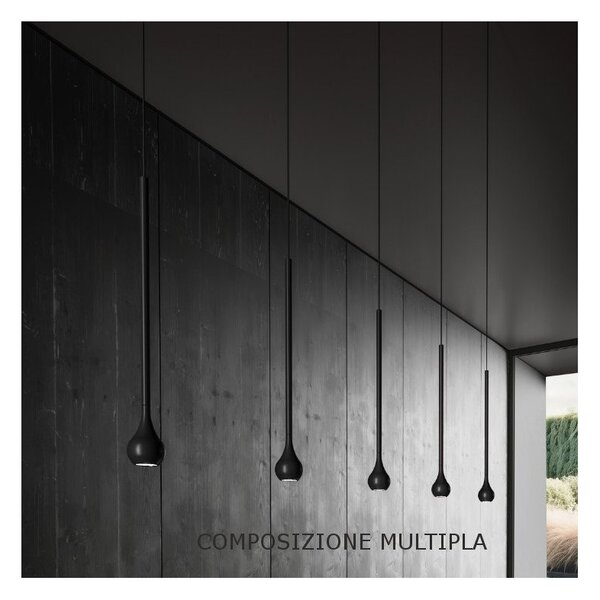Lampadario moderno gea luce ursula sp n led alluminio sospensione - Gea Luce