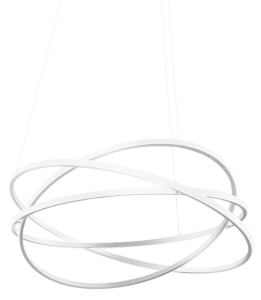 Lampadario moderno gea luce atia sm b led alluminio silicone sospensione - Gea Luce