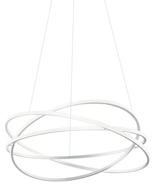 Lampadario moderno gea luce atia sp b led alluminio silicone sospensione - Gea Luce