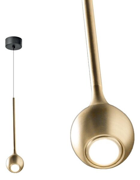 Lampadario classica gea luce ursula sp o led alluminio sospensione - Gea Luce