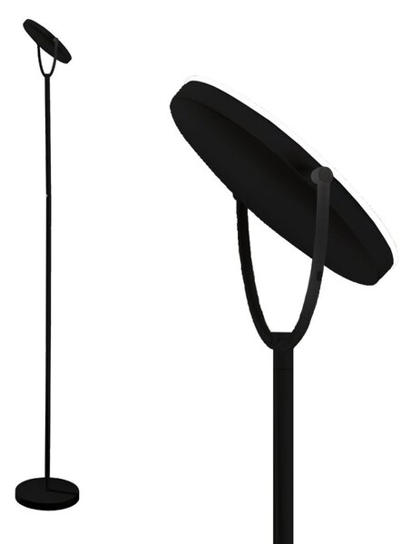 Piantana promoingross way led 3000k 2950lm dimmerabile lampada terra moderna orientabile - Promoingross