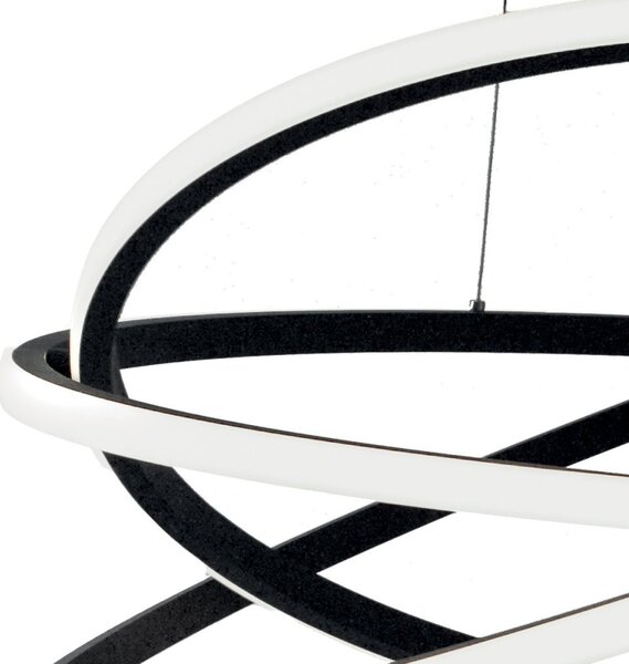 Lampadario moderno gea luce atia sp n led alluminio silicone sospensione - Gea Luce