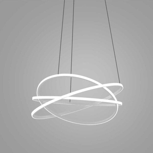 Lampadario moderno gea luce atia sm b led alluminio silicone sospensione - Gea Luce