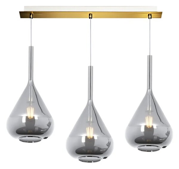 Lampadario top light kona 1177 os s3 r fu e27 led lampada soffitto classica moderna - Top Light
